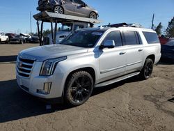 Cadillac salvage cars for sale: 2020 Cadillac Escalade ESV Luxury