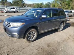 Toyota Highlander salvage cars for sale: 2013 Toyota Highlander Base