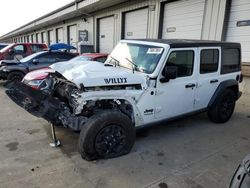 Jeep salvage cars for sale: 2021 Jeep Wrangler Unlimited Sport