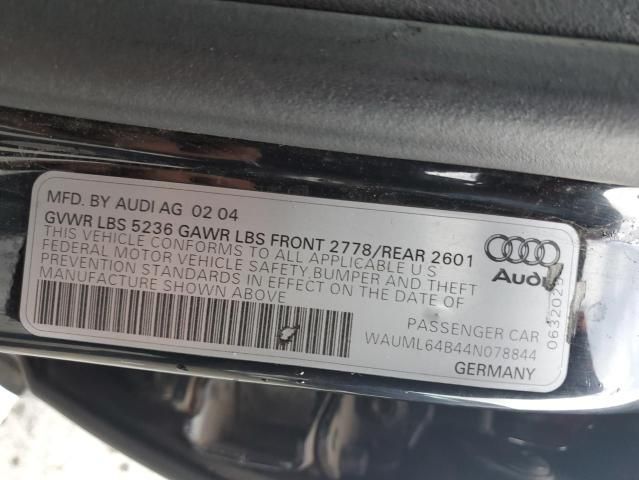 2004 Audi A6 4.2 Quattro