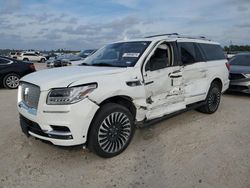 Lincoln Navigator salvage cars for sale: 2020 Lincoln Navigator L Black Label