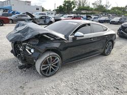 Audi s5/rs5 salvage cars for sale: 2018 Audi S5 Premium Plus