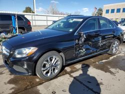 Mercedes-Benz c-Class salvage cars for sale: 2017 Mercedes-Benz C 300 4matic