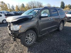 Toyota Sequoia salvage cars for sale: 2012 Toyota Sequoia Limited