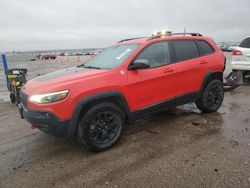 Jeep salvage cars for sale: 2019 Jeep Cherokee Trailhawk