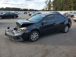 Vehiculos salvage en venta de Copart Dunn, NC: 2015 Toyota Corolla L