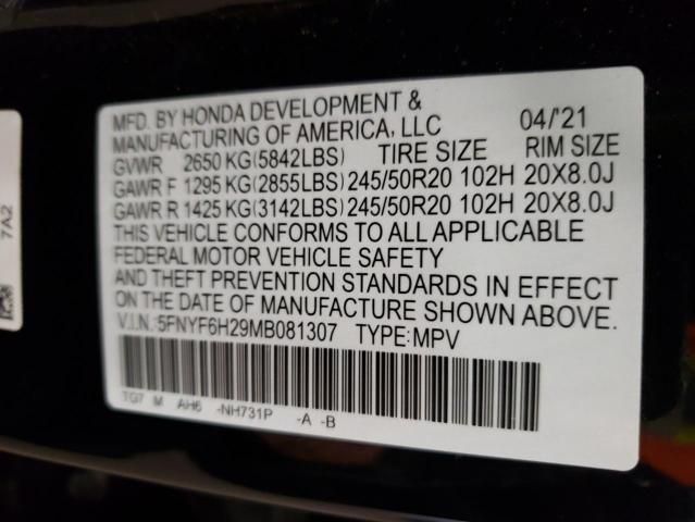 2021 Honda Pilot SE