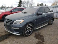 Mercedes-Benz salvage cars for sale: 2014 Mercedes-Benz ML 63 AMG