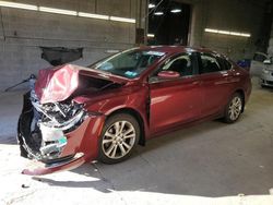 Salvage cars for sale from Copart Angola, NY: 2015 Chrysler 200 Limited