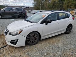 Subaru Impreza salvage cars for sale: 2015 Subaru Impreza Sport