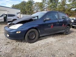 Ford Focus salvage cars for sale: 2001 Ford Focus ZX3