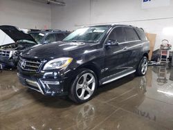 Mercedes-Benz m-Class salvage cars for sale: 2015 Mercedes-Benz ML 400 4matic