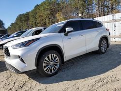 Toyota Highlander salvage cars for sale: 2021 Toyota Highlander Hybrid Platinum