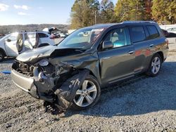 Toyota Highlander salvage cars for sale: 2010 Toyota Highlander Limited