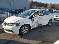 Honda Civic salvage cars for sale: 2015 Honda Civic LX