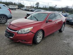 Chevrolet Malibu salvage cars for sale: 2014 Chevrolet Malibu LTZ