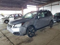 Subaru Forester salvage cars for sale: 2017 Subaru Forester 2.5I Premium