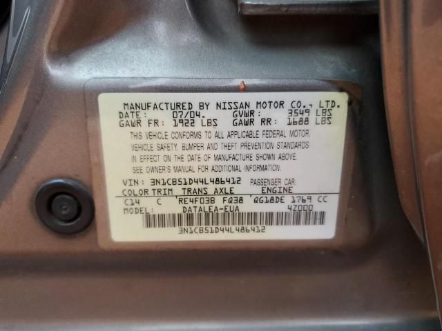 2004 Nissan Sentra 1.8