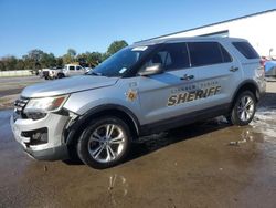 Ford Explorer salvage cars for sale: 2016 Ford Explorer Police Interceptor