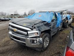 Chevrolet Silverado k2500 Heavy dut salvage cars for sale: 2017 Chevrolet Silverado K2500 Heavy Duty LT