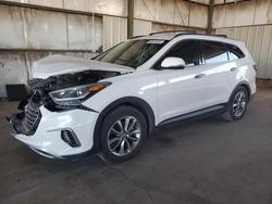 Hyundai salvage cars for sale: 2018 Hyundai Santa FE SE