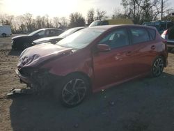 Toyota Corolla salvage cars for sale: 2017 Toyota Corolla IM