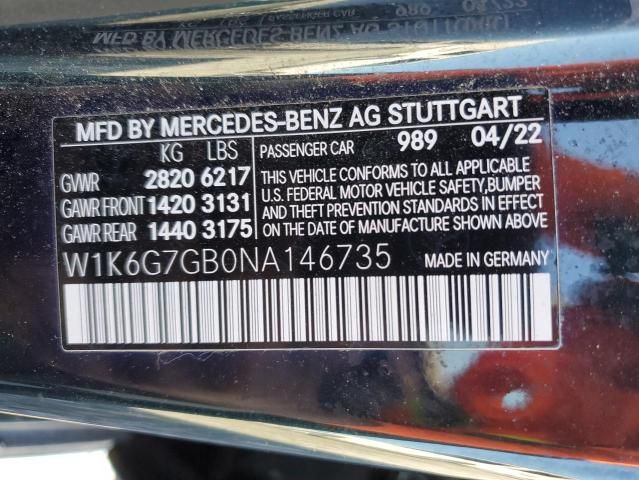 2022 Mercedes-Benz S 580 4matic