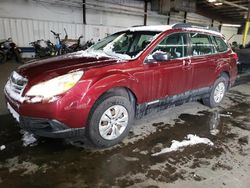 Subaru Outback salvage cars for sale: 2012 Subaru Outback 2.5I