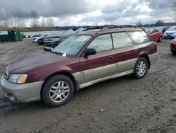 Salvage cars for sale from Copart Arlington, WA: 2000 Subaru Legacy Outback AWP