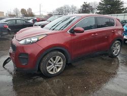 KIA salvage cars for sale: 2017 KIA Sportage LX