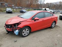 Chevrolet Cruze salvage cars for sale: 2018 Chevrolet Cruze LS