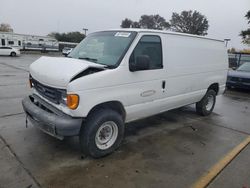 Ford Econoline e350 Super Duty salvage cars for sale: 2005 Ford Econoline E350 Super Duty Van