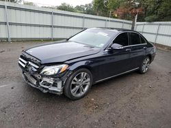 Mercedes-Benz salvage cars for sale: 2015 Mercedes-Benz C 300 4matic