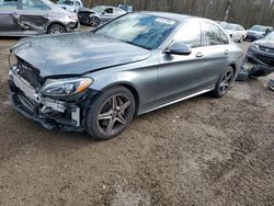 Mercedes-Benz c-Class salvage cars for sale: 2018 Mercedes-Benz C 300 4matic