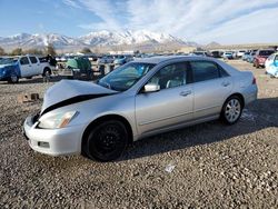 Honda Accord salvage cars for sale: 2006 Honda Accord EX