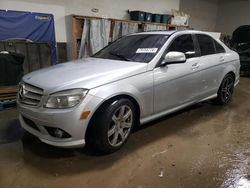 Mercedes-Benz c-Class salvage cars for sale: 2009 Mercedes-Benz C 350