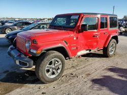 Jeep Wrangler salvage cars for sale: 2019 Jeep Wrangler Unlimited Sahara