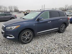 Salvage cars for sale from Copart Barberton, OH: 2017 Infiniti QX60