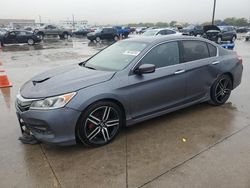 Honda Accord salvage cars for sale: 2016 Honda Accord Sport