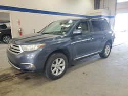 Toyota Highlander salvage cars for sale: 2013 Toyota Highlander Base