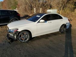 Mercedes-Benz salvage cars for sale: 2019 Mercedes-Benz C 300 4matic