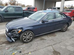 Mercedes-Benz c-Class salvage cars for sale: 2016 Mercedes-Benz C 300 4matic