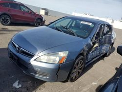 Honda Accord salvage cars for sale: 2007 Honda Accord EX