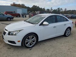 Chevrolet salvage cars for sale: 2014 Chevrolet Cruze LTZ