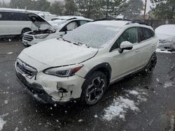 Subaru salvage cars for sale: 2021 Subaru Crosstrek Limited