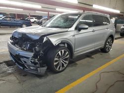 Volkswagen salvage cars for sale: 2021 Volkswagen Tiguan SEL Premium R-Line