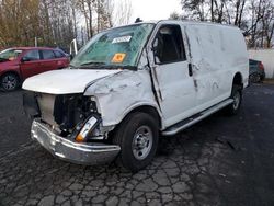 Chevrolet Express salvage cars for sale: 2022 Chevrolet Express G2500