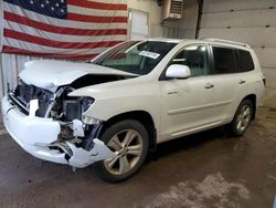 Toyota Highlander salvage cars for sale: 2010 Toyota Highlander Limited