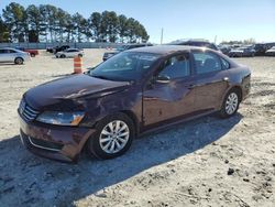 Volkswagen Passat salvage cars for sale: 2014 Volkswagen Passat S