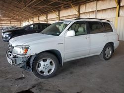 Toyota Highlander salvage cars for sale: 2004 Toyota Highlander Base